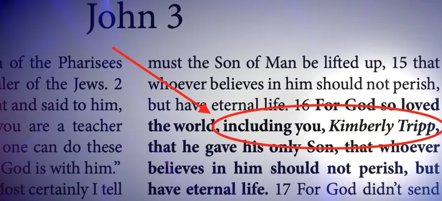 Examples of empowerment truths printed alongside Scripture