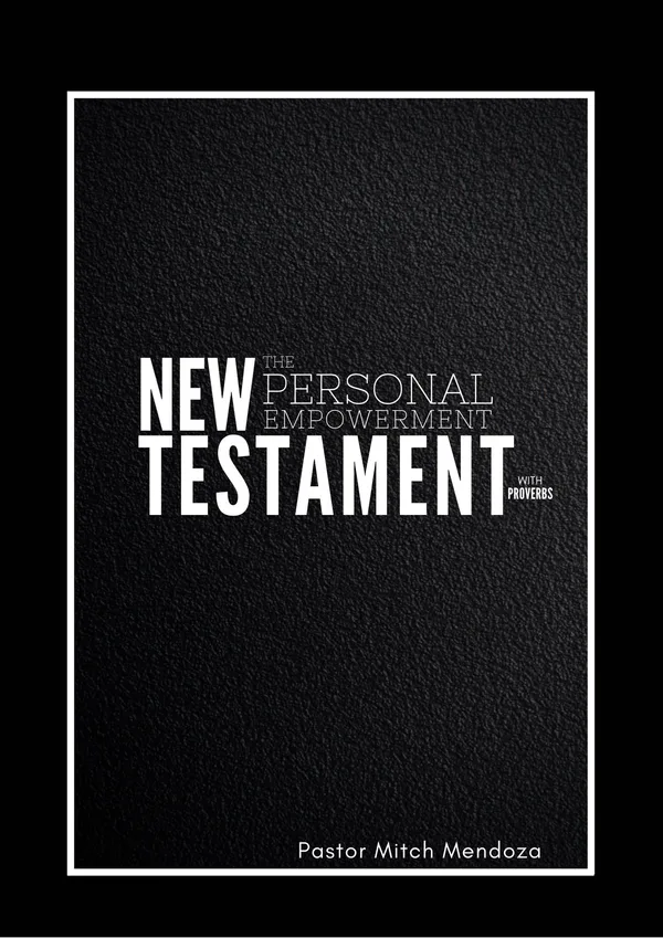 Black personalized Bible cover example