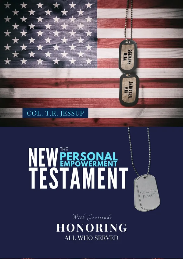Honoring military personalized Bible cover