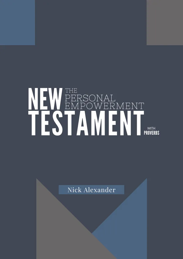 Slate Grey Geometric personalized Bible cover