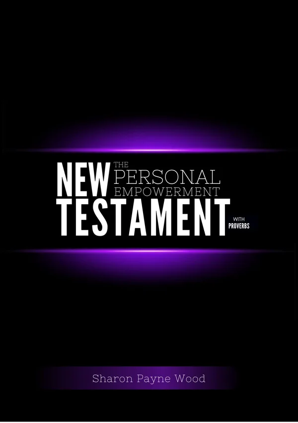 Black with purple accent personalized Bible cover