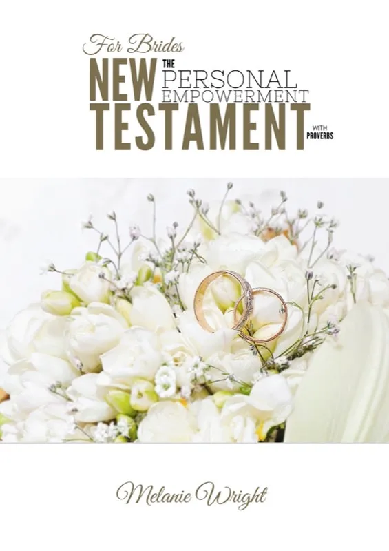 Brides personalized Bible cover
