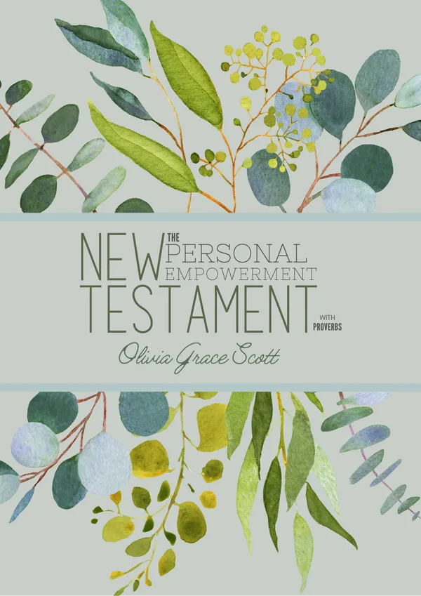 Blooming Sage personalized Bible cover